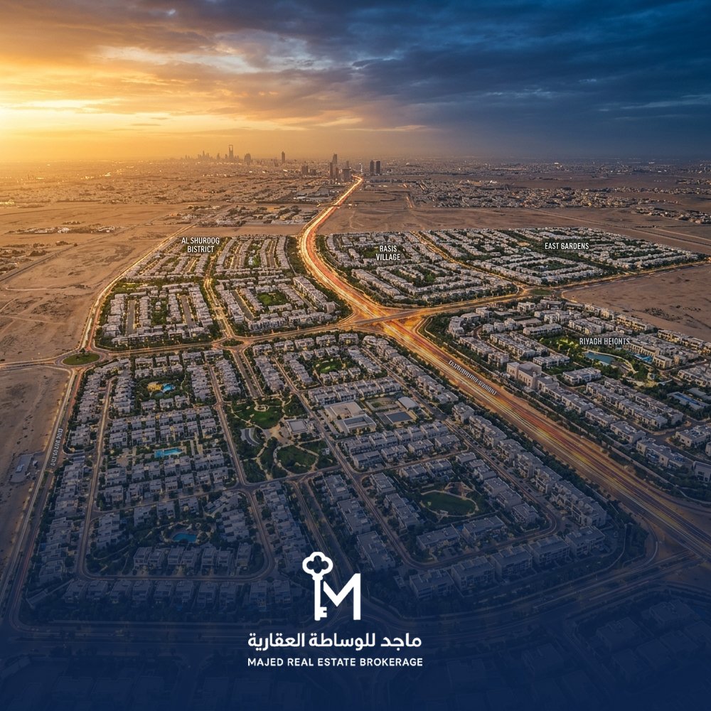 مشاريع سكنية شرق الرياض