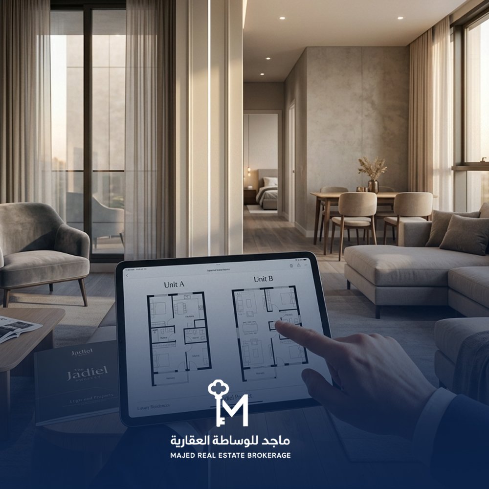 مشروع ادوار جديل مساحات مختلفة